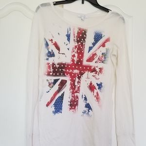 Long sleeve Union Jack Tee